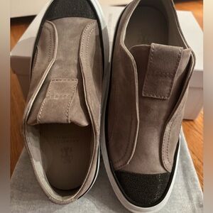 Brunello Cucinelli Sneakers- NWT monili toe slip-on Sz 37